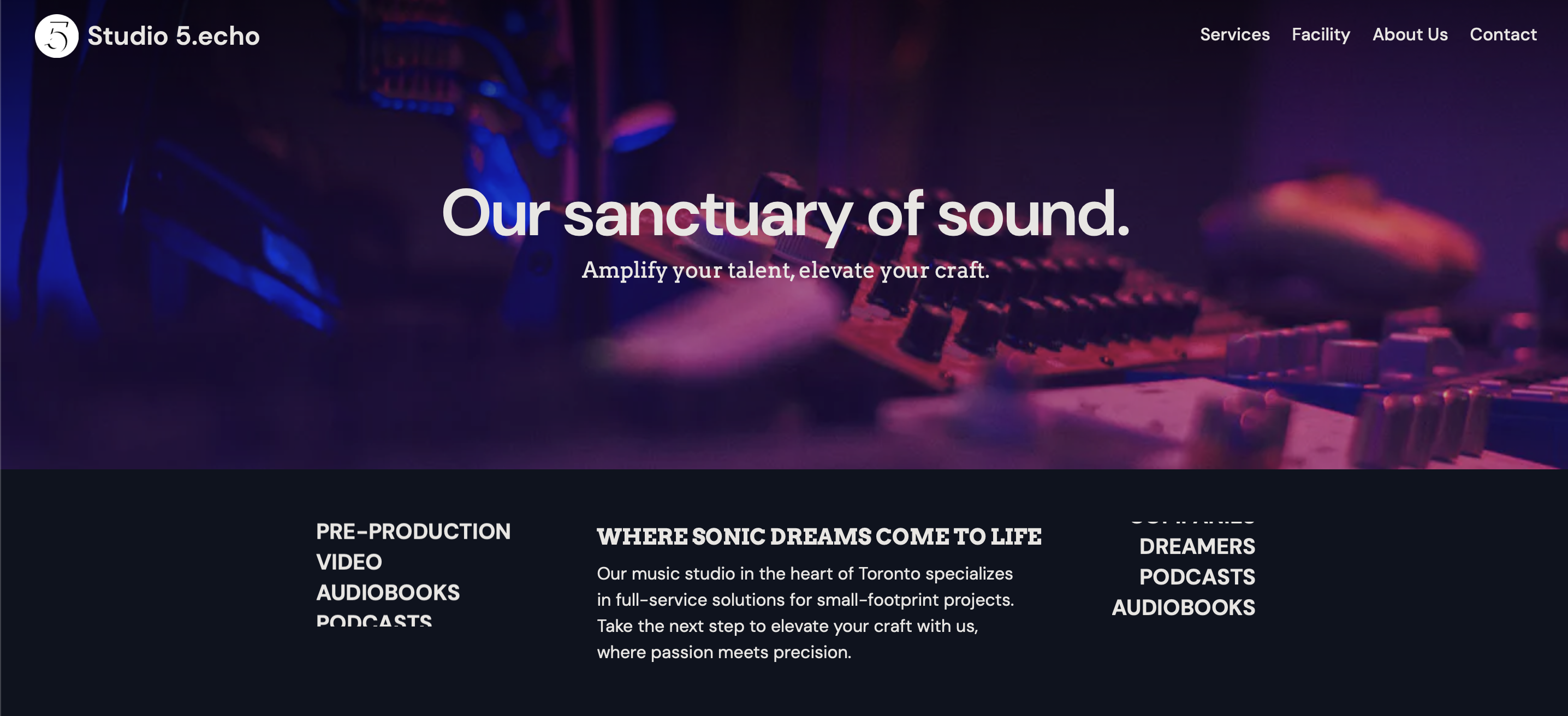 Studio 5.echo Website